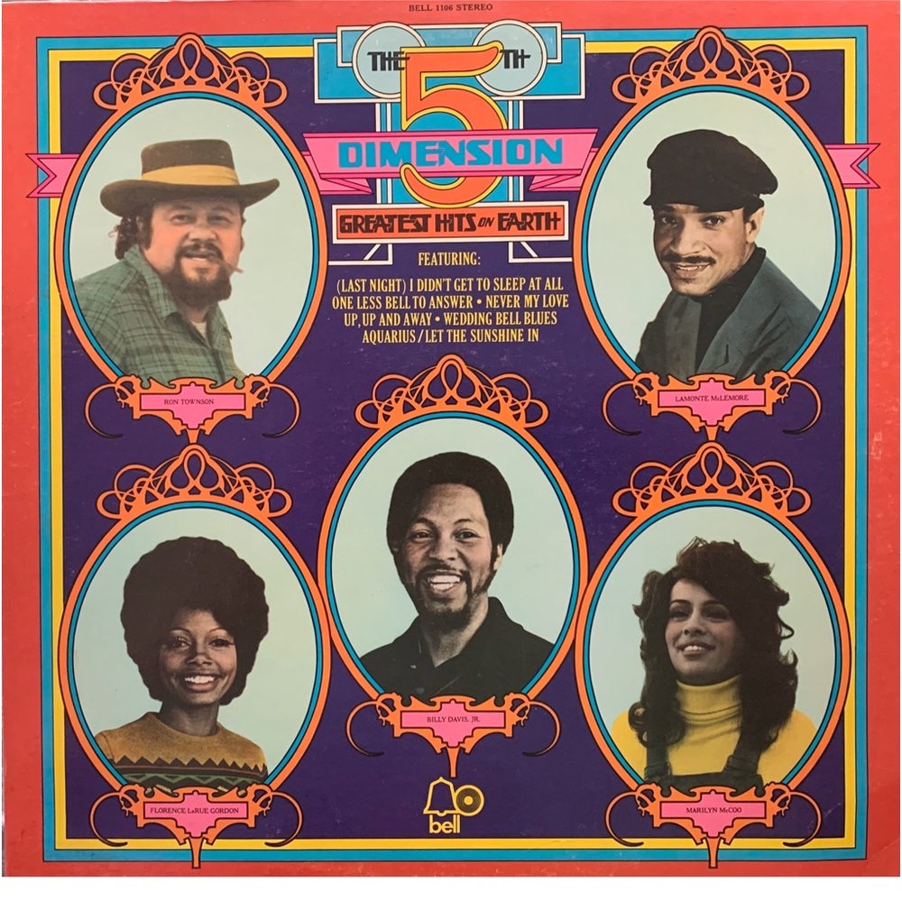 The 5th Dimension Greatest Hits On Earth Vinyl 1972